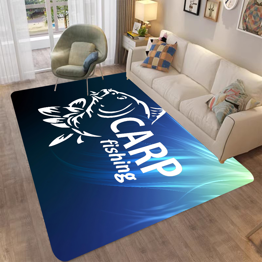 Nash Fishing Logo Deuringang Antislip Badkamermat Kinderkamer Slaapkamer Decoratie Balkon Antislip Deurmat Woonkamer: 45X140CM / YELLOW