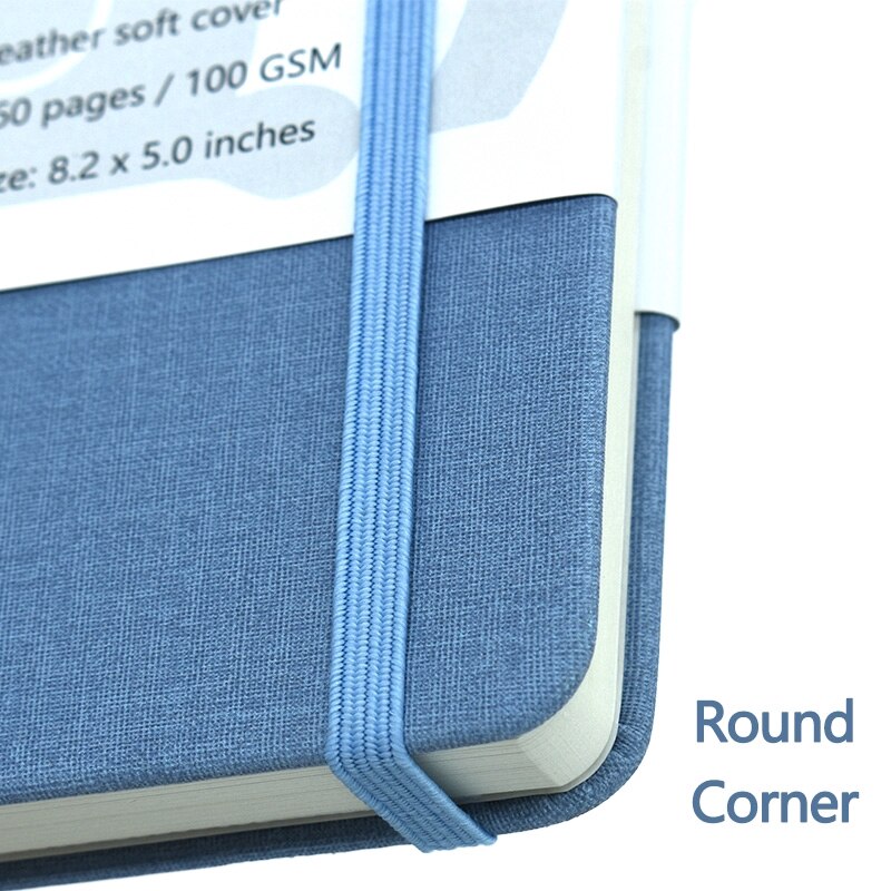 A5 Dotted Notebook 100 GSM paper cloth Hardcover Planner Diary school supplies Agenda Stationery dotted notebooks and journals