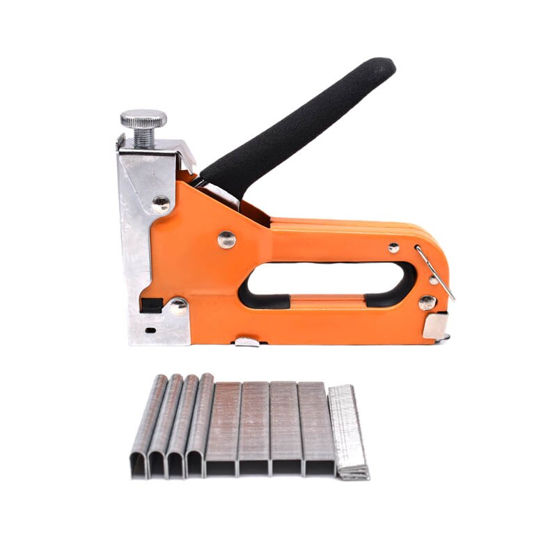 Manuel søm hæftemaskine med 600 stk negle til møbel polstring møbler hæfteklammer husholdnings håndværktøj: Default Title
