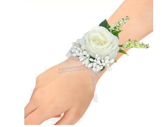 Brautstrauß, blauer brautjungfernstrauß, gastgeschenke, blumenstrauß mit seidenband, rosen, künstlicher brautstrauß, hochzeit  s1: Grau
