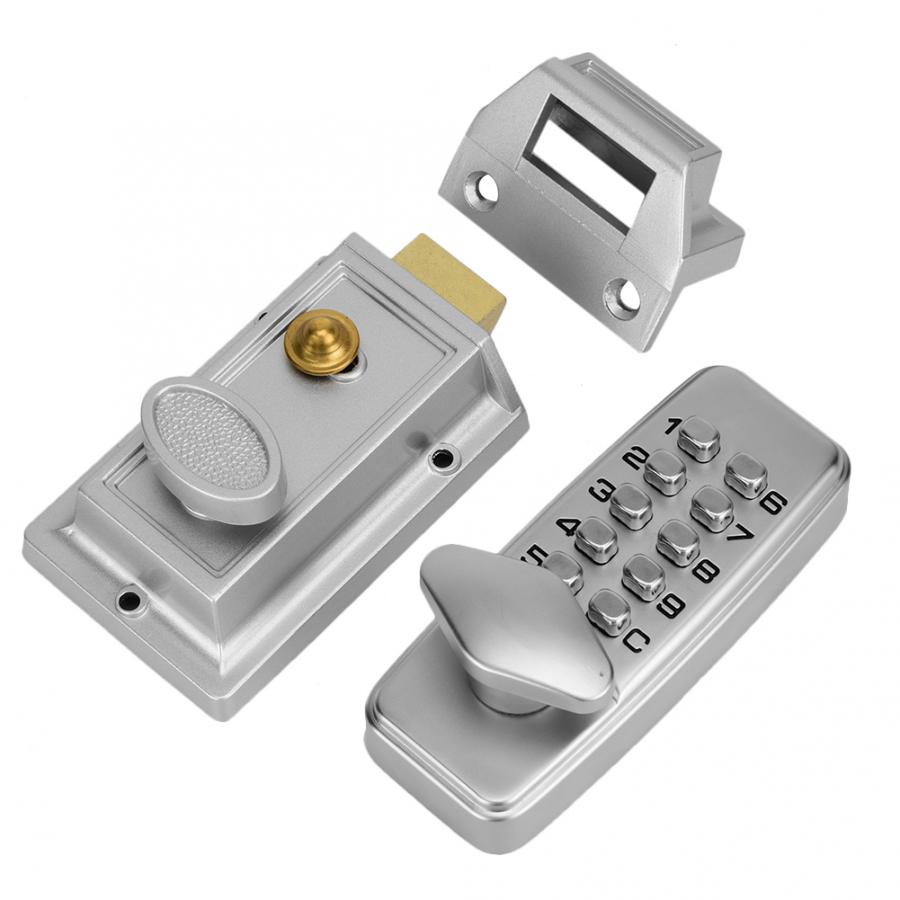 Password Lock 2 - 4 Digits MiNi Mechanical Code Lock Cabinet Indoor Outdoor Door Password Security Coded Lock