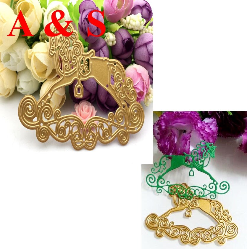 Q55 METAL CUTTING DIES Horse Scrapbook card frame album paper craft wedding invitation embossing stencil art cutter