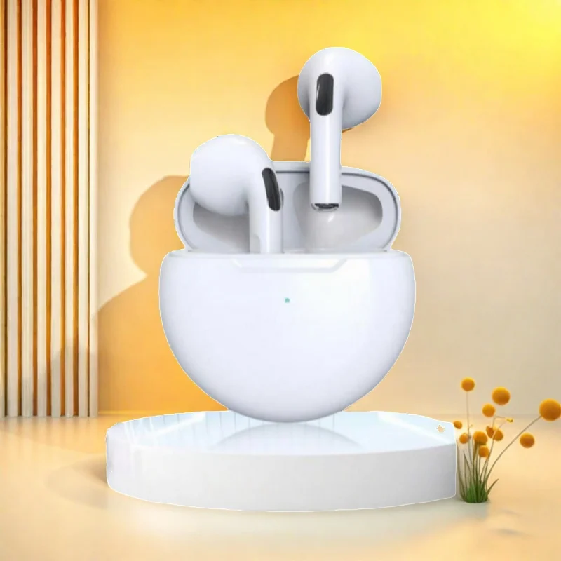 Air Pro 6 TWS Drahtlose Kopfhörer mit Mikrofon Fone Bluetooth Kopfhörer Sport Lauf Headset für Apple iPhone Xiaomi Pro6 Ohrhörer