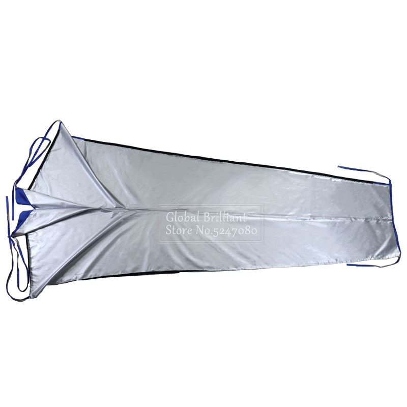 8-9/9-10/10-11/11-12/12-13Ft Segel Abdeckung Großsegel Boom Boot Abdeckung 210D Wasserdichte Anti UV Wind Sonnenschirm Schnee Abdeckung Blau Boom Segel