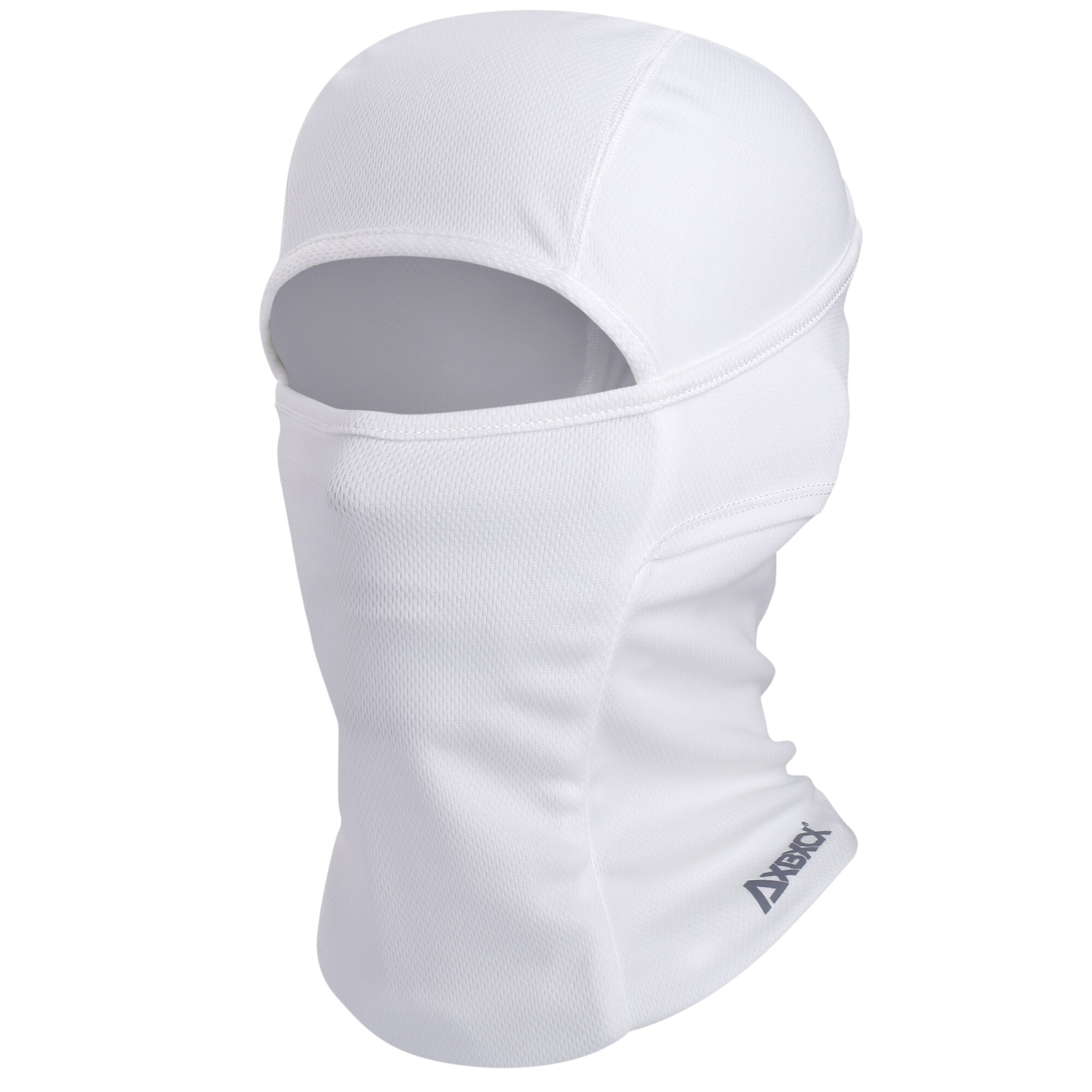Respirant Moto cagoule masque intégral couverture coupe-vent Moto Motocross cyclisme Ski motard Snowboard casque doublure hommes femmes: White