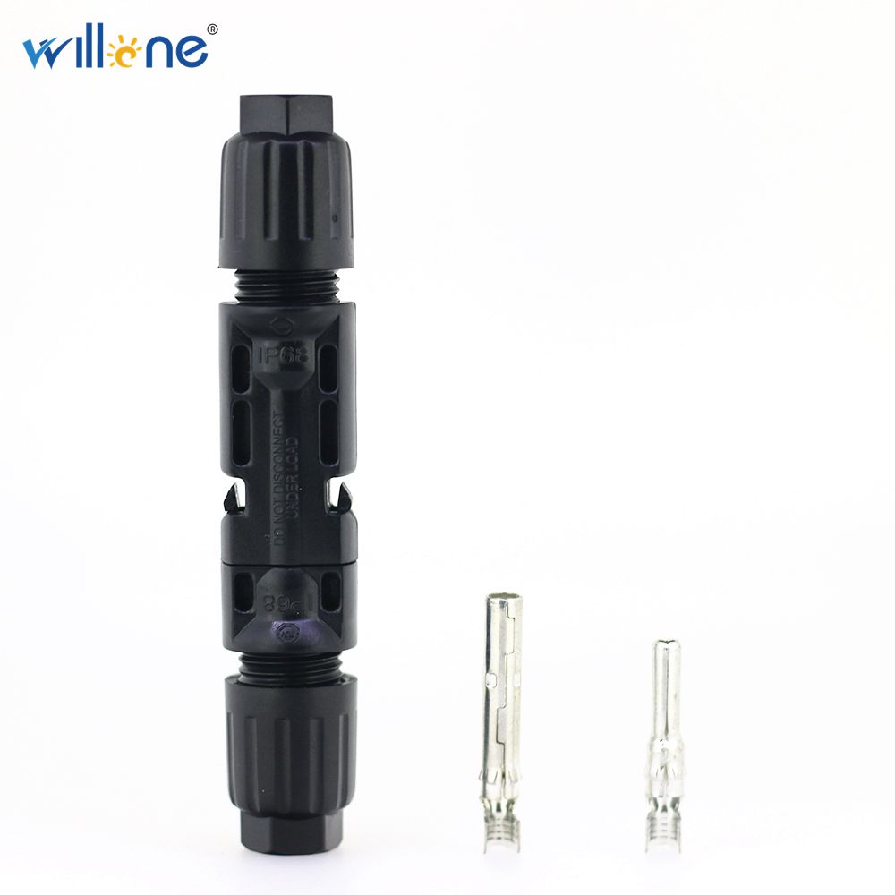Conector solar Willone 11 pares MC4 para sistema solar. Conector compatible con mc4