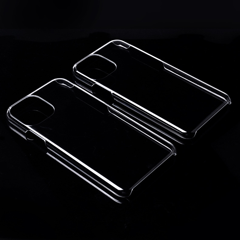 Slim Transparant Clear Case Voor iPhone 11 Pro Max Crystal Ultra Hard Plastic Glossy Snap Back Cover Voor iPhone X XR XS Max Capa