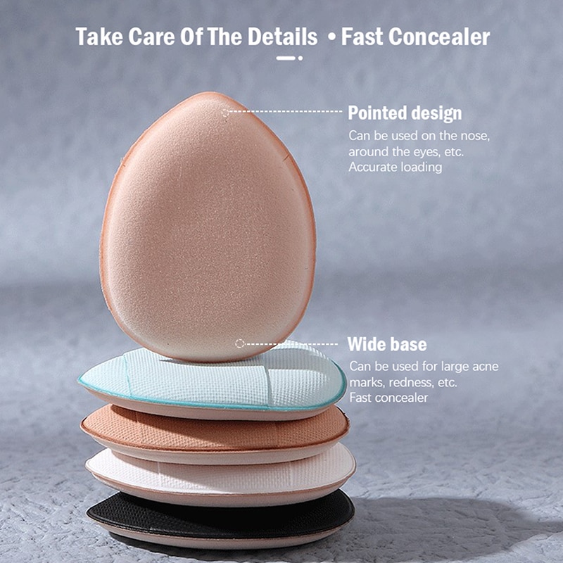 Éponge de maquillage Double face pour femmes, ensemble cosmétique à la fraise, doux, outil de maquillage, 1/3/7 pièces