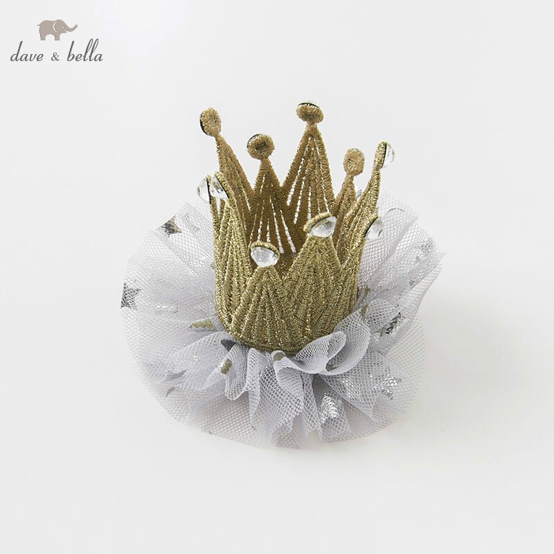 DB10570 davebella mädchen prinzessin headwear mädchen licht goldene krone freundlicher hochzeit