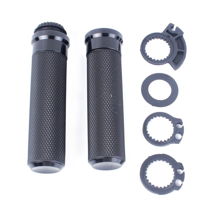 Universal Motorcycle 25mm Handlebar Hand Grips For Suzuki Fit Yamaha Fits KTM Black Motorbike Accessories