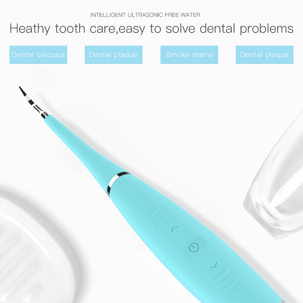 USB Electric Ultrasonic Sonic Dental Scaler Tooth Calculus Remover Cleaner Tooth Stains Tartar Tool Whiten Teeth Tartar Remove
