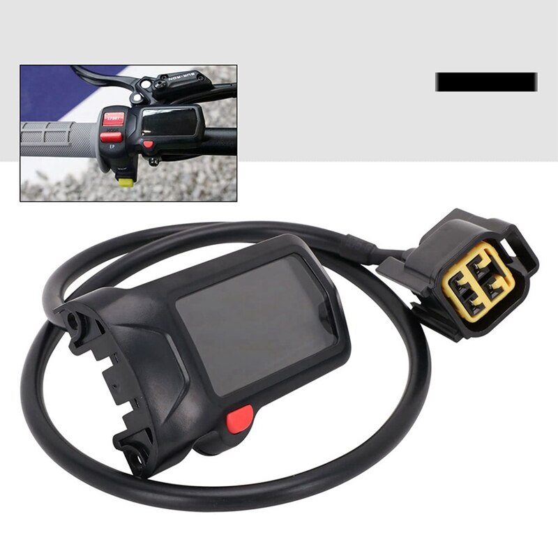 Motorrad-geschwindigkeitsmesser, Digital Manometer Cluster-Montage für Sur Ron Sur-Ron Licht Bee Zubehör Schwarz