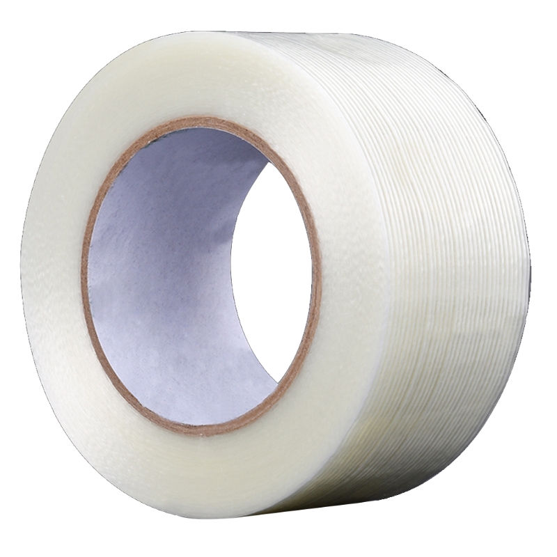R9UA Extra Strong Crossweave Fibreglass Reinforced Filament Tape Heavy Duty Tear Resistant Packaging Sealing Packing Tape: 60S