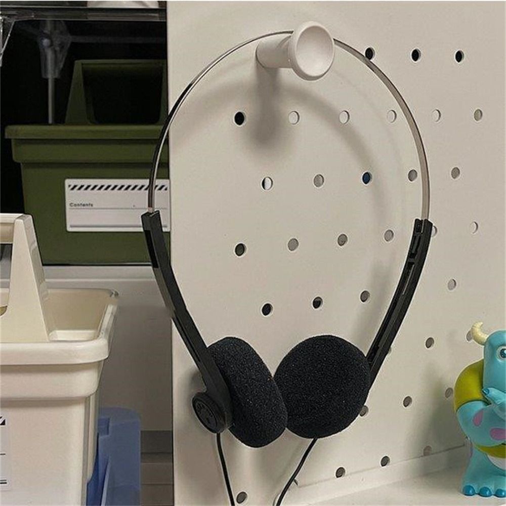 Mode over het oor beugel hoofdtelefoon bedraad vintage retro gevoelens hoofdtelefoon 3,5 mm 80s 90s muziek mp3