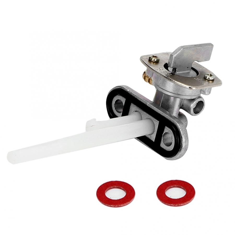 Fuel Gas Tank Cock Petcock Tap Valve with Washers Fits for Yamaha DT175 Rust and corrosion resistant stable performance