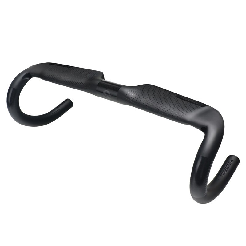 TOSEEK Carbon Fiber Handlebars Ultralight Road Bike Handlebar 31.8Mm Bicycle Bars