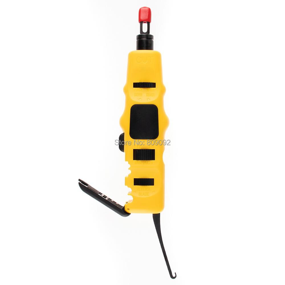 4 in 1 Multi Function Module Network punching Tools Punch Down Impact Tool With Wire Insertion Cutting Function Screwdriver