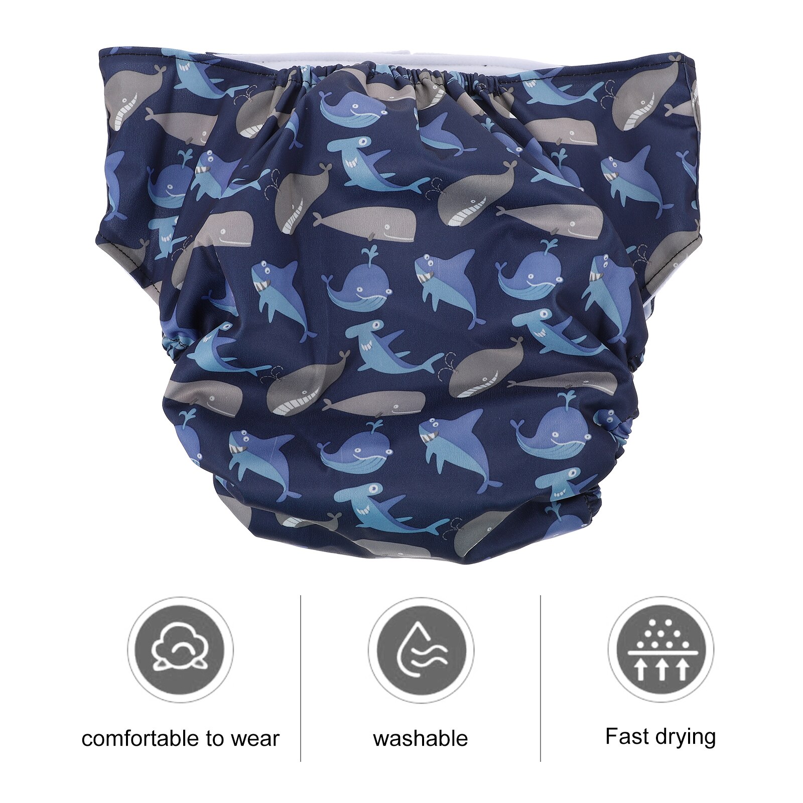 1Pc Simple Diaper Breathable Adult Nappy Washable Menstrual Pants for The Old