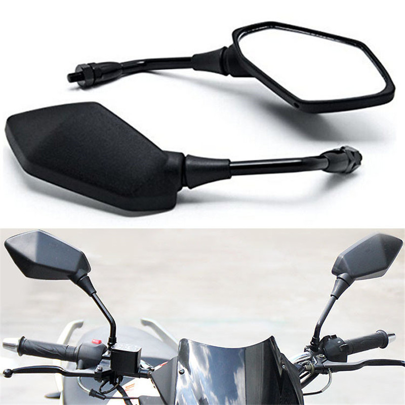Espejos de visión trasera de scooter eléctrico universal espejo lateral ATV 8mm 10mm moto rbike retrovisor moto espejo moto rcycle accesorios