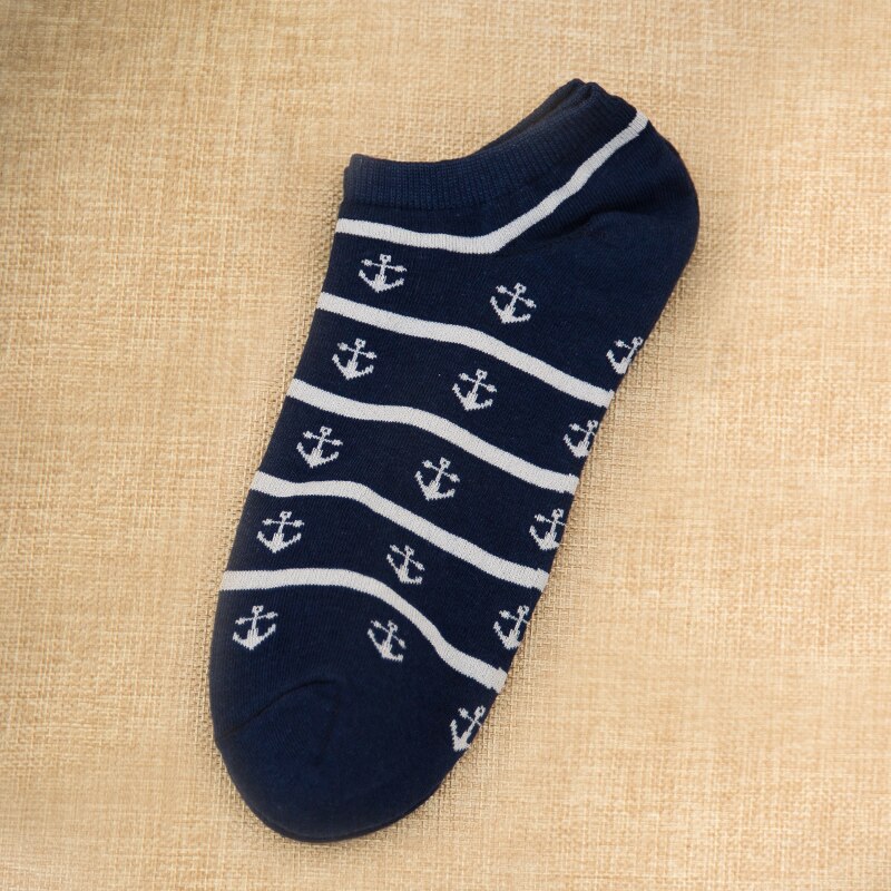 Klaring! zomer Strepen zeeman man Casual enkel katoenen sokken mannen boot sok slippers harajuku EUR39-44: 4