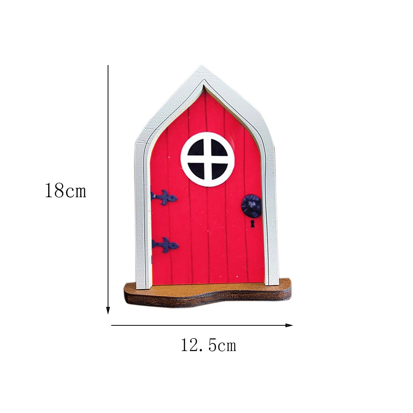 miniature fairy gnome window door figurines elf home for yard art garden sculpture statues decor outdoor