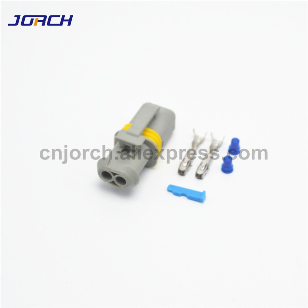 5 Sets 2pin Lear Connector 18385000002 Vrouwelijke Elektrische Auto Connectors Verzegelde Automotive Plug 18385.000.002