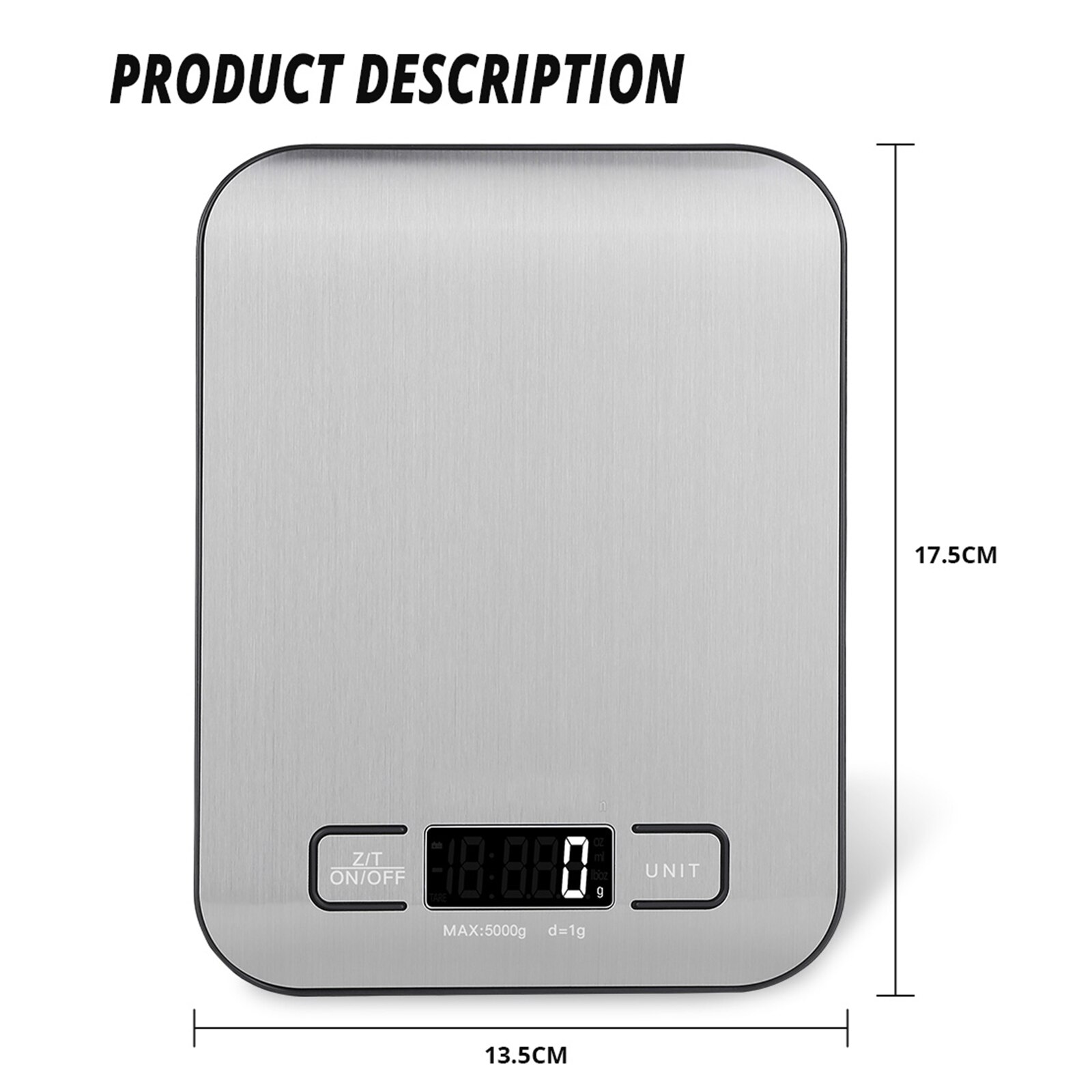 Electronic Weighing Scale Electronic Food Scales Portable Household Products Kitchen Supplies Kitchen Scale