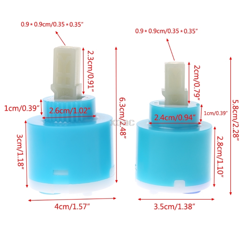 35/40mm Ceramic Disc Cartridge Cold Water Mixer Tap Inner Faucet Valve M13