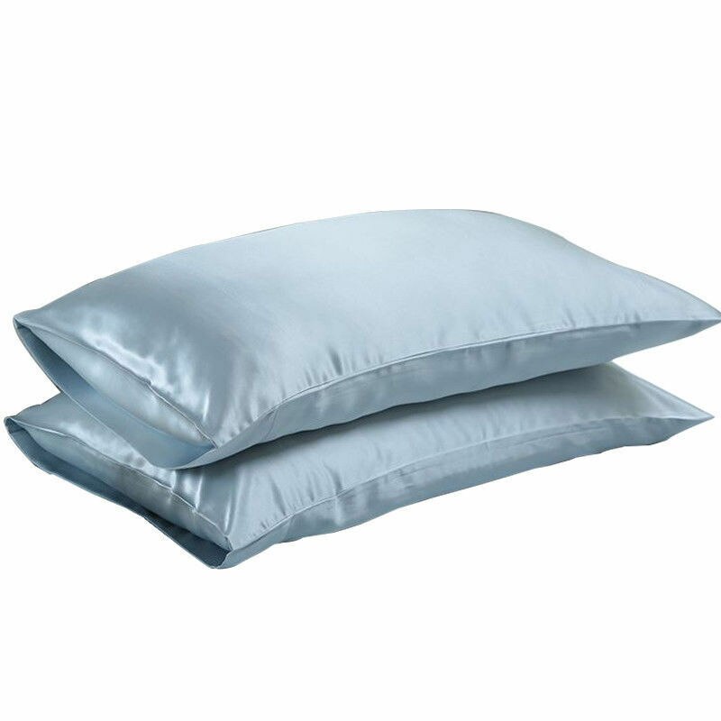 1pc 51*76cm luksus silkeagtig satin pudebetræk pudebetræk ensfarvet standard pudebetræk pudebetræk baby sengetøj
