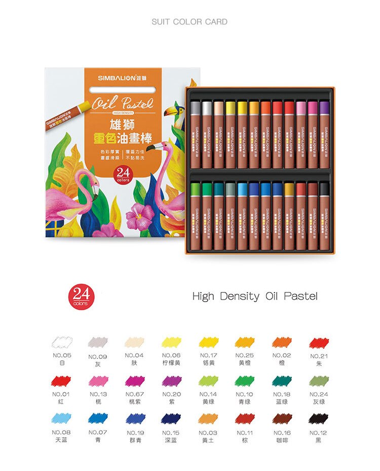 36color Heavy Color Oil Pastel Washable Crayon Is Grandado