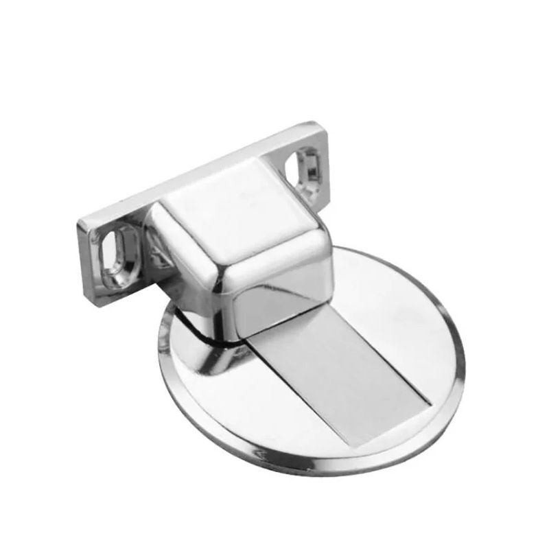 Butée de porte magnétique, butée de porte magnétique cachée, alliage de zinc, butée de porte auto-adhésive et perforée pour montage au sol,самозажимной