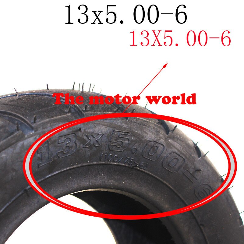 13x5.00-6 Tubeless Tire MINI POCKET Scooter GO KART MINI ATV BIKE 6 Inch Wheel Tyre
