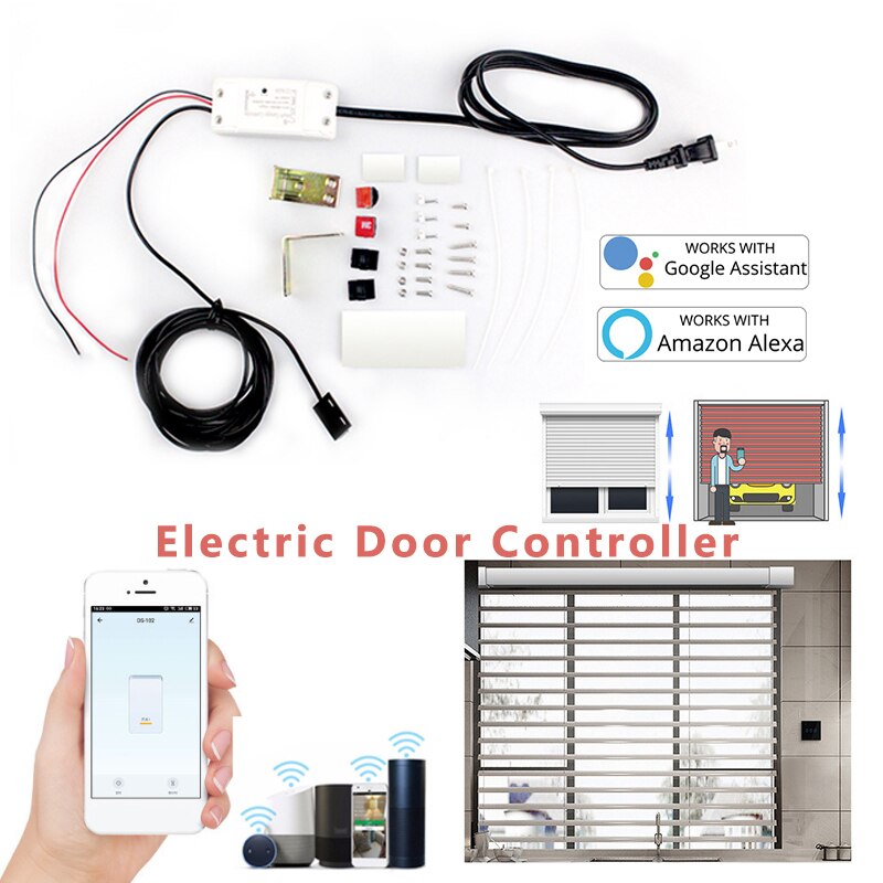 Tuya Smart Garagedeur Opener Wifi Elektrische Poort Motor Controller Met Open/Close Alarm Ondersteuning Alexa Echo Google smart Leven