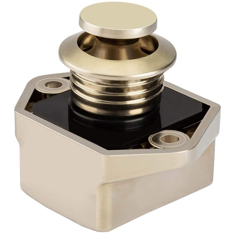 5 boutons de verrouillage à bouton-poussoir en Nickel, 17-25mm, boutons de porte pour armoire, placard, bateau, boîte à cheval, Van de camping-car