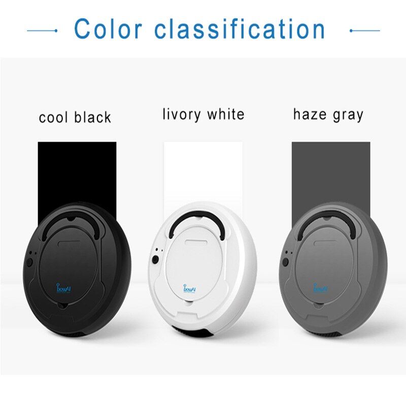 ObowAi 1800Pa Smart Auto Robot Vacuum Cleaner 3-In-1 Auto Rechargeable Smart Sweeping Robot Dry Wet Sweeping Vacuum Cleaner Home