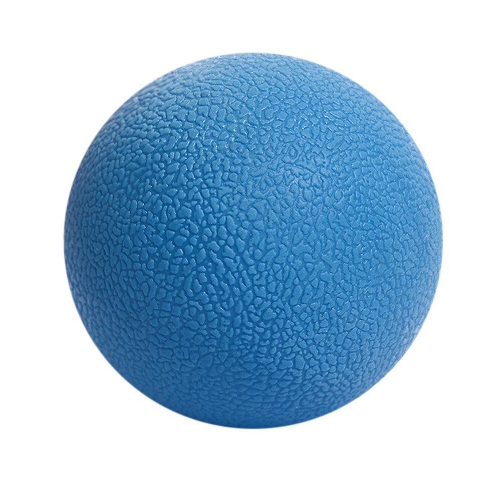 1pc lacrosse massageboll för myofascial release fitnessterapi gym relax träningshockeyboll för yoga: Blå