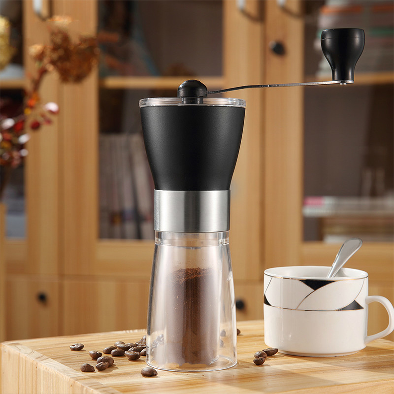 Draagbare Handkoffiemolen Conische Keramische Burr Grinder Voor Home Office Travelling Wasbaar Koffiemolen Eenvoudige Reiniging