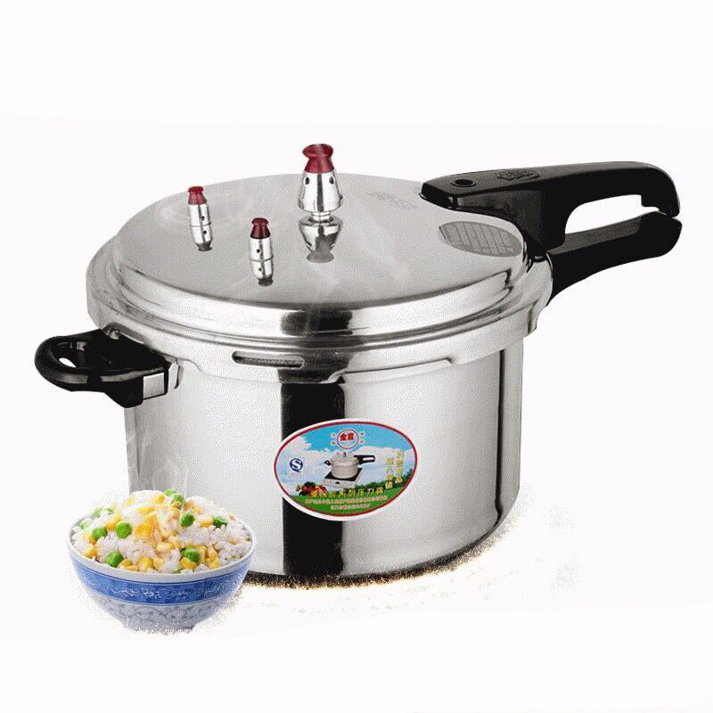 Olla a presión de 3L, utensilios de cocina para el hogar, de aleación de aluminio, para cocinar a presión, frijoles, carnes, verduras, sopas