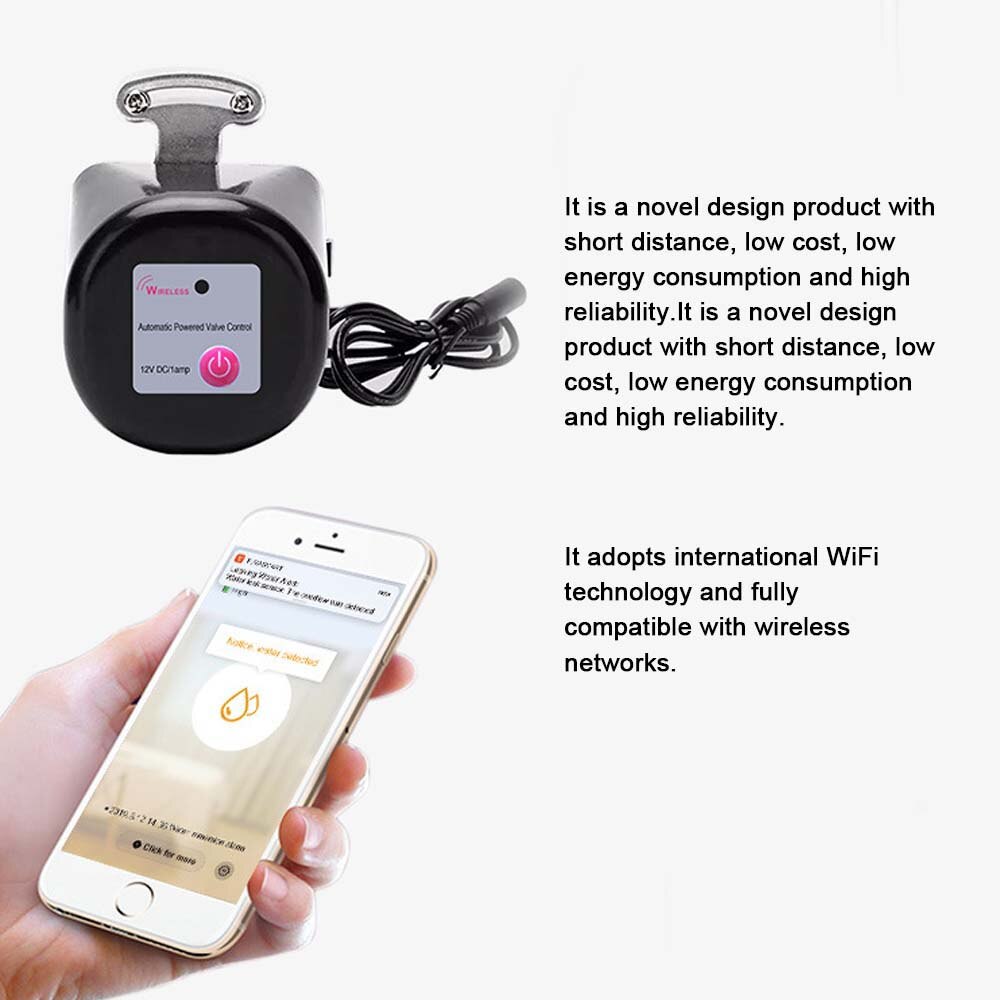 SmartValve-válvula de Gas/válvula para Control de agua y Gas, automatización inteligente, 110V-240V, 4 puntos, 1/2"