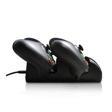 Xbox One/One X/One S Controller Charger Dual Slot High Speed Docking/Charging Station 2 x 1000mAh Rechargeable Battery