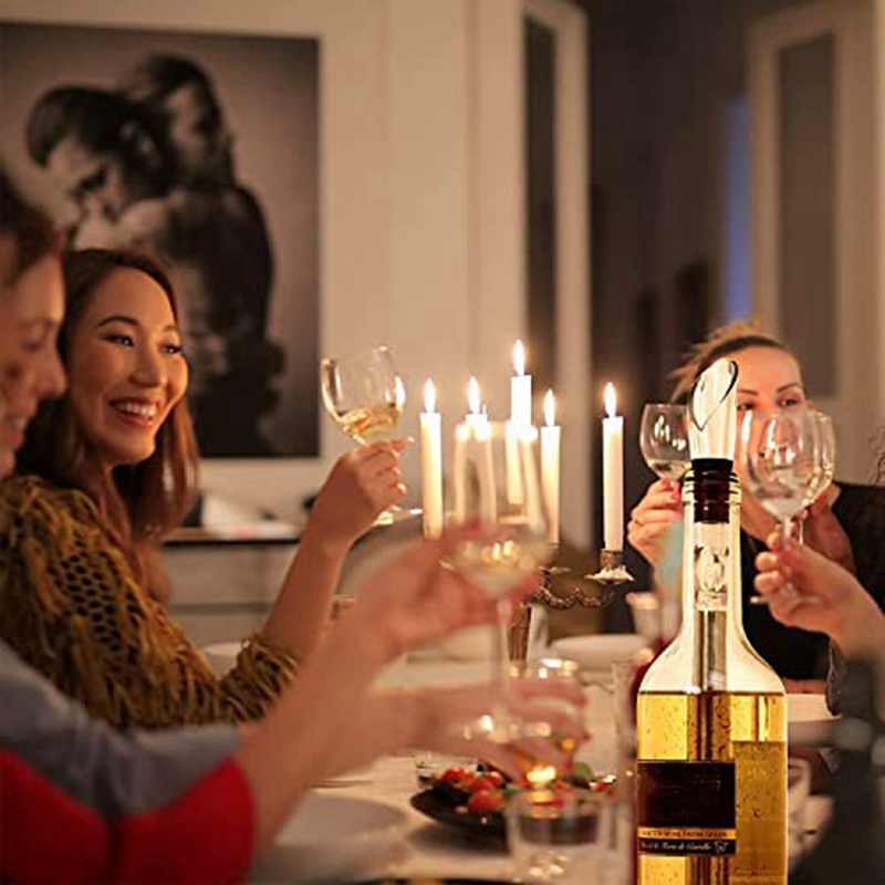 Wein Kühler Wein Belüfter Edelstahl Wein Flasche Kühler Stock Schnelle Wein chillen Stange Mit Belüfter Und Ausgießer