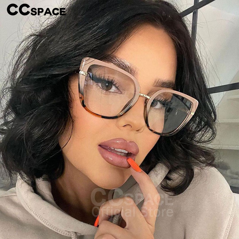 48262 Katze Auge Kunststoff Titan Anti Blau Brillengestelle Ultraleichte Damen Optische Computerbrille