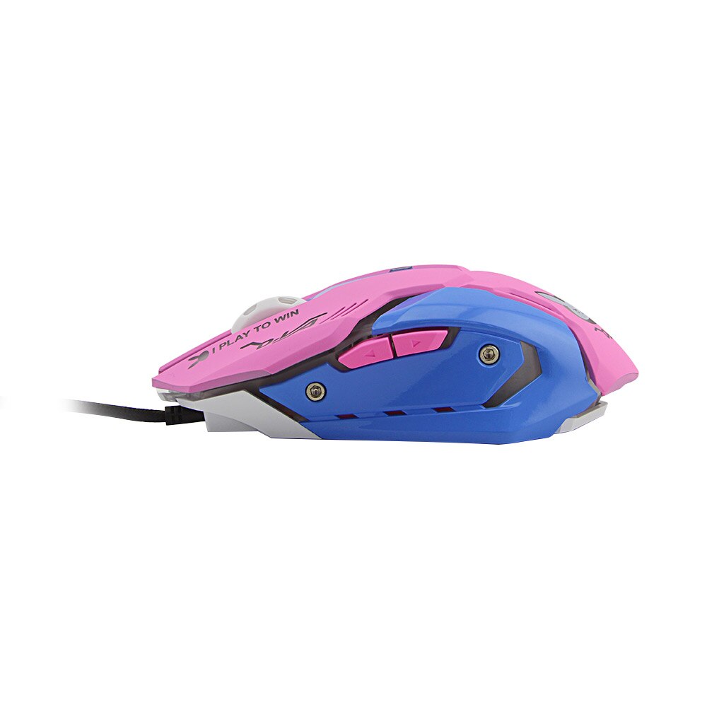 USB Optical Mouse Wired Gaming Mouse 2400DPI Computer Pink Mice For PC Laptop Ergonomic Office Wire Mice for Gamer Home Office