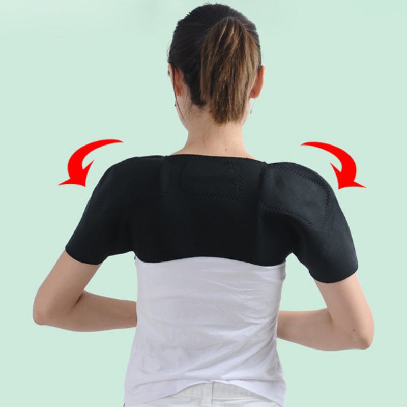 Shoulder Support Self Heating Breathable Thermal Wrap Protector Warmer Brace For Elderly Pregnant Women Men