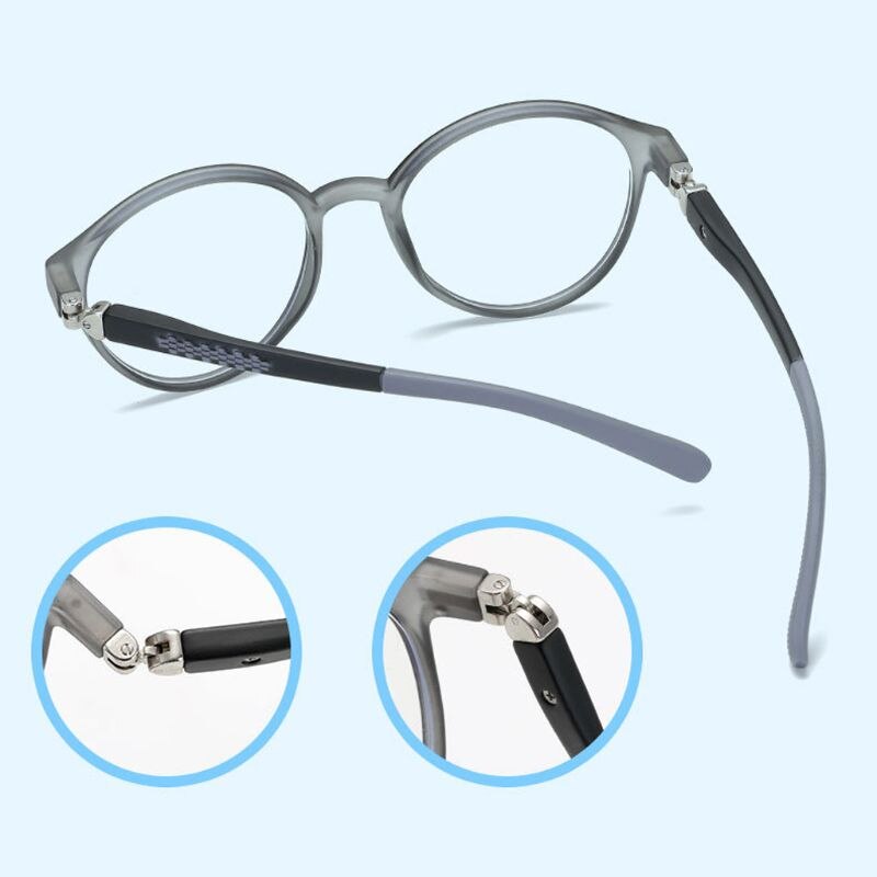 Gafas protectoras de luz azul, montura para niños, gafas de , lentes transparentes, gafas de ordenador para niños