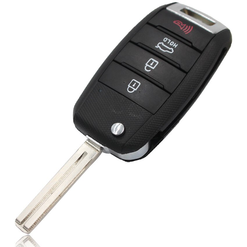 3/4 przyciski obudowa pilota z kluczykiem samochodowym pokrowiec kieszonka na zegarek dla KIA Rio optymizm Cerato Carens Sportage Sorento forte nie oszlifowany zabawka40 lub HYN14 ostrze