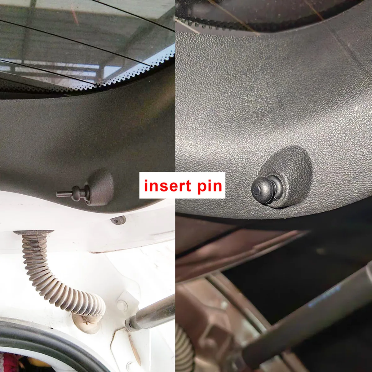 For Peugeot 208 I II 205 206 306 Rear Boot Trunk Parcel Shelf Cord Strap String Clip Mounting Hook Bracket 699218 2022 2023