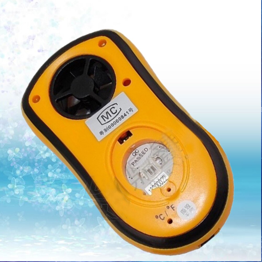 Anemometer Thermometer GM816 Wind Gauge Meter Windmeter 30 M/s Lcd Digitale Hand-Held Tool Met Thermometer