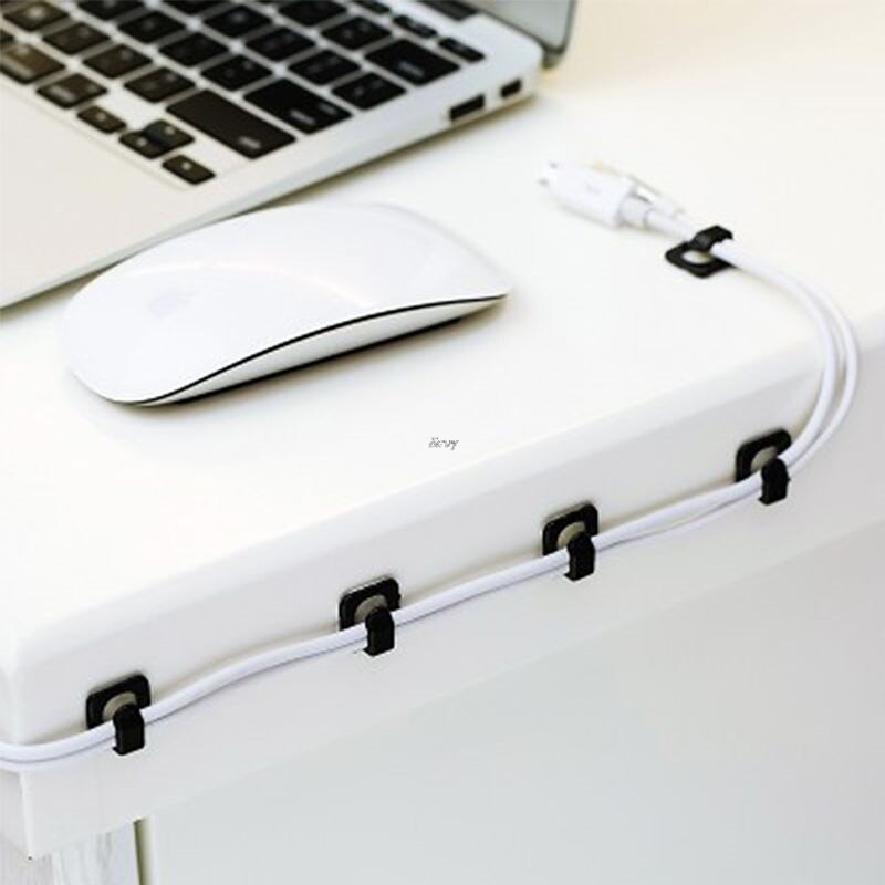 18 kpl itseliimautuva nippuside kaapelikiinnike puristinpidike auton usb-kaapelitarra kiinteä
