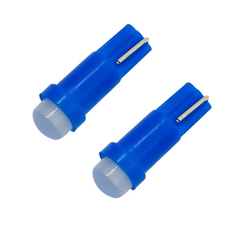 Luces LED T5 para Interior de coche, Bombilla de 4014 LED superbrillante para panel de instrumentos, w1.2 W W3 W, 10 unidades
